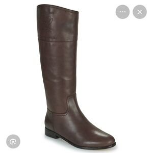 Ralph Lauren Riding Boot Dark Mahogany Size 10